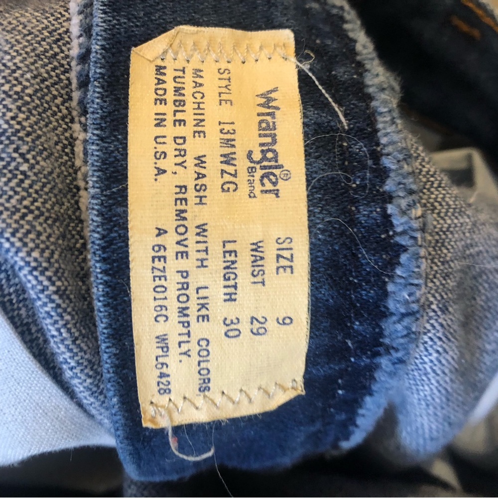 Wrangler Jeans  Hi Waist Slim Cowboy Cut VINTAGE 29x30 - Picture 5 of 11